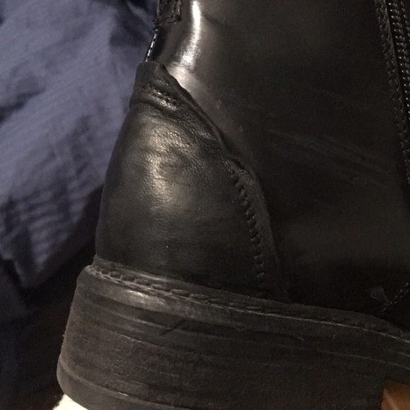Black Leather Ankle Boots- Purchased from Yoox - Picture 6 of 6
